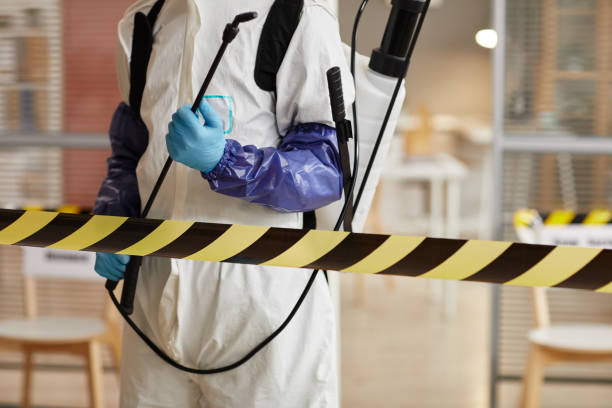 Professional Blood Cleanup technician working in Union Bridge, MD